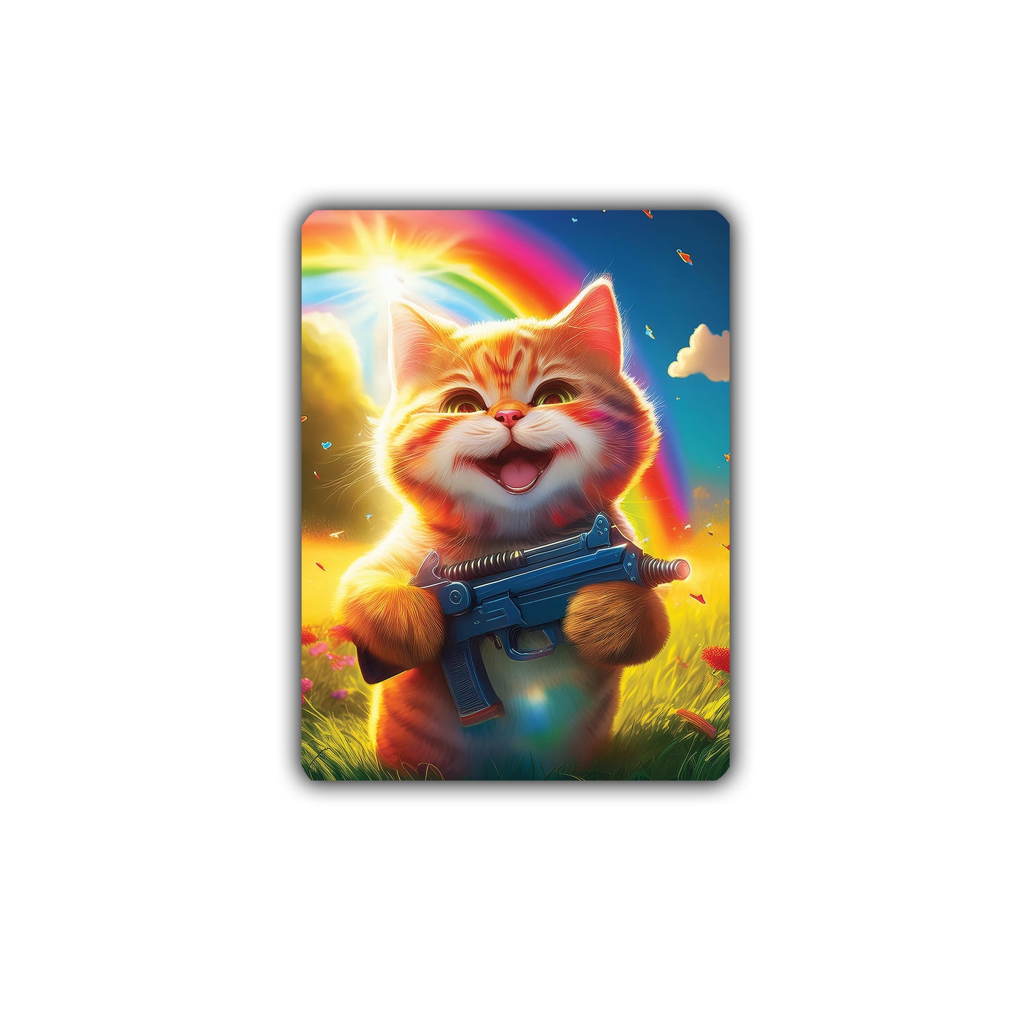 Happy proud cat